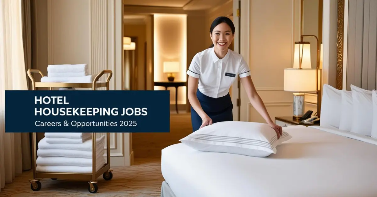 Hotel Housekeeping Jobs & Careers 2025: Find new opportunities as an attendant, supervisor, or manager. Apply today for top hotel roles!