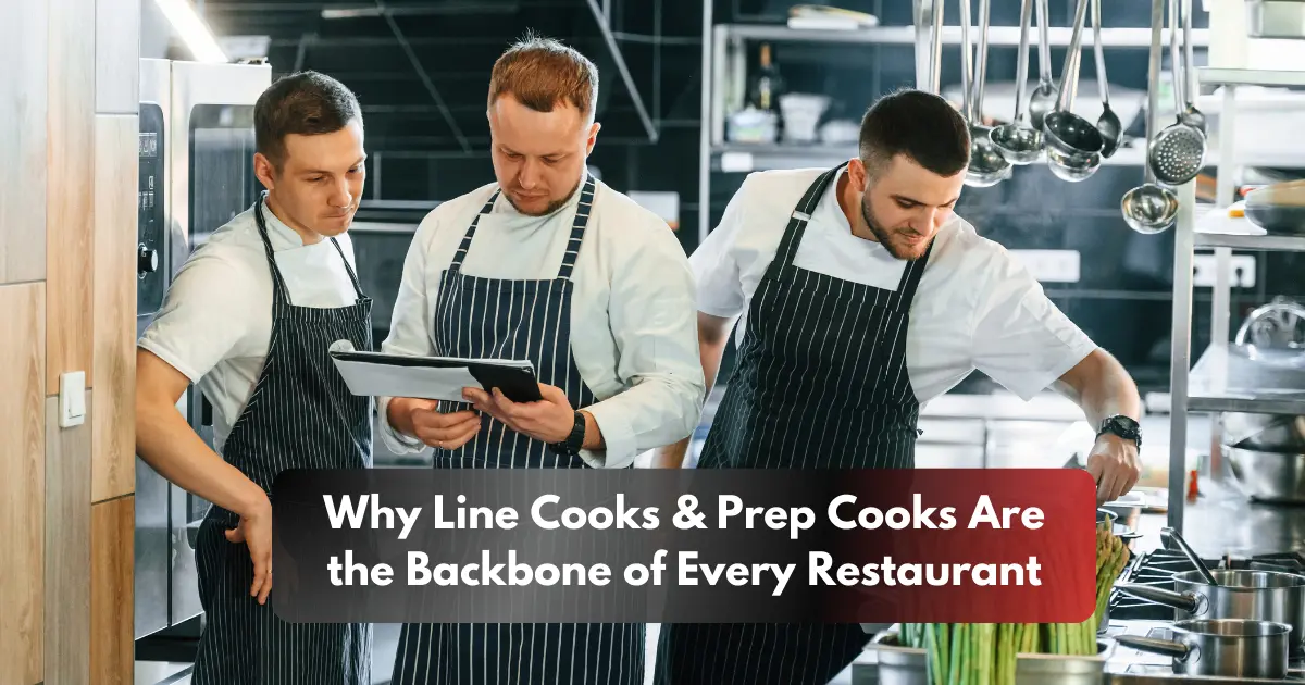the unrecognized heroes of the restaurant are the line cooks & prep cooks who work incredibly hard below the surface.