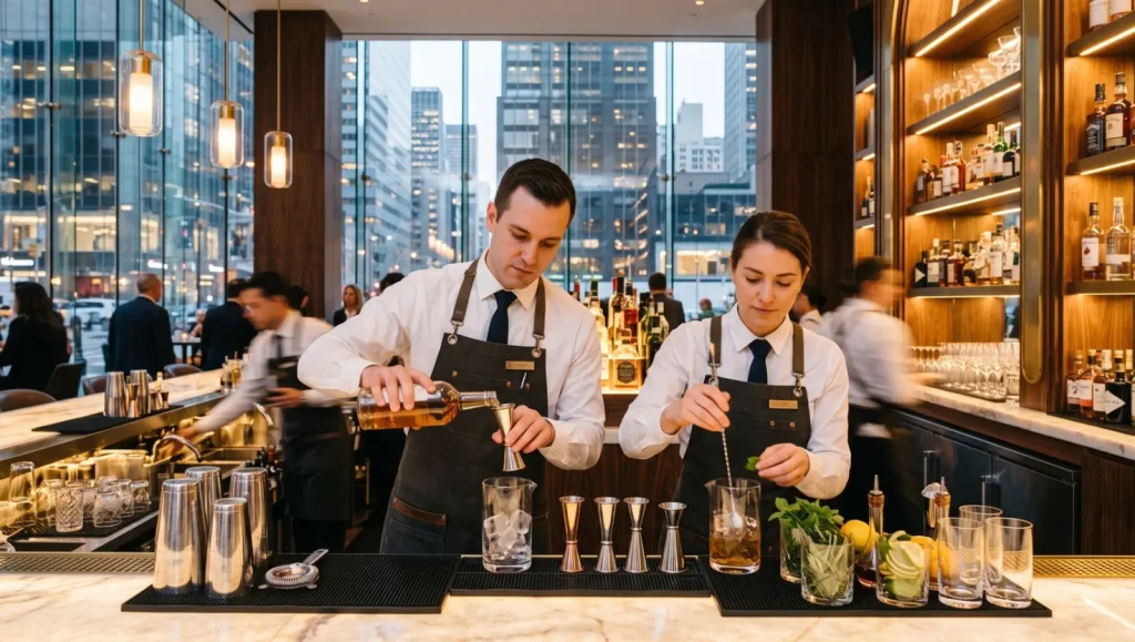 tips certified bartenders craft cocktail event nyc
